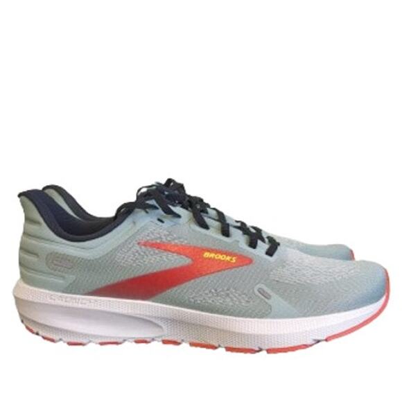 Brooks Men’s Launch 9 Neutral Running Shoe-Blue/Black/Cherry-Size 8-NNTNB-S99